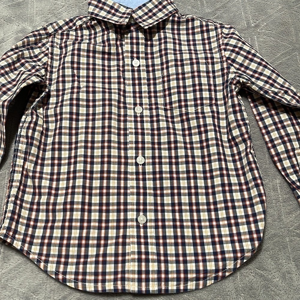 PLAID POPLIN SHIRT - Picture 4 of 5